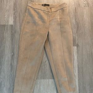 Zara SZ M Suede Pants